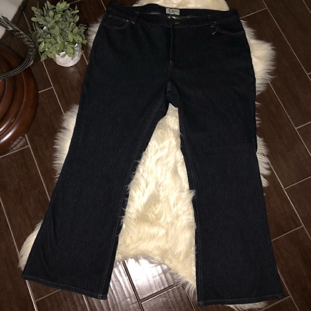 L.L Bean favorite fit straight jeggings sz 22W